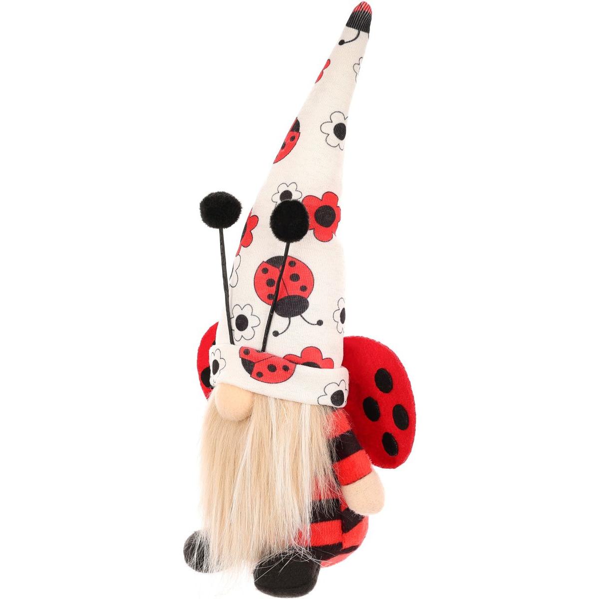 Skrzat gnom Biedronka Boy 24 cm dekoracja wiosenna
