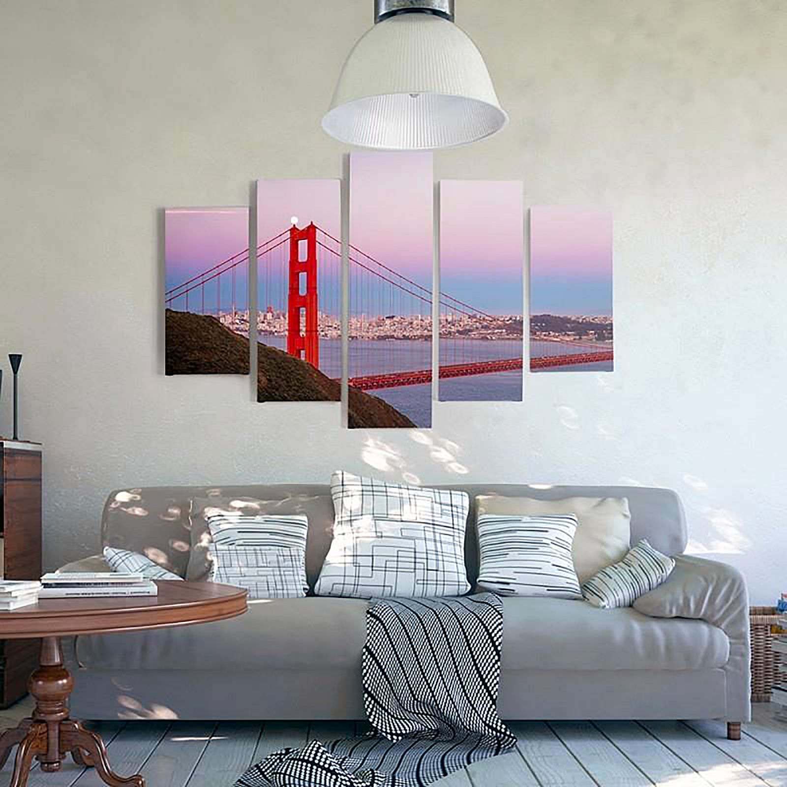 Tableau pont de porte d'or 3 - 100 x 70 cm - 5