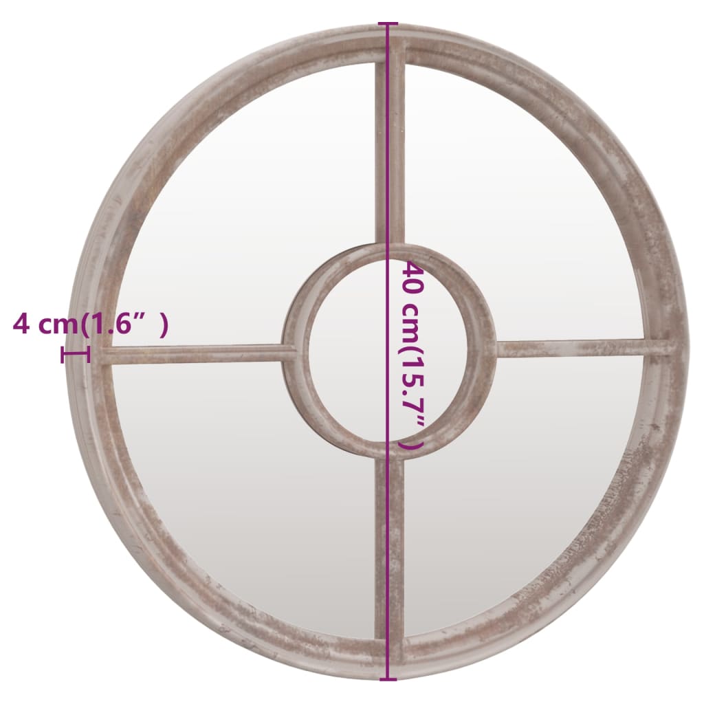 Maison Exclusive - SpeccMaison Exclusive - o Sabbia 40x4 cm Ferro Rotondo per Uso Interno - 6