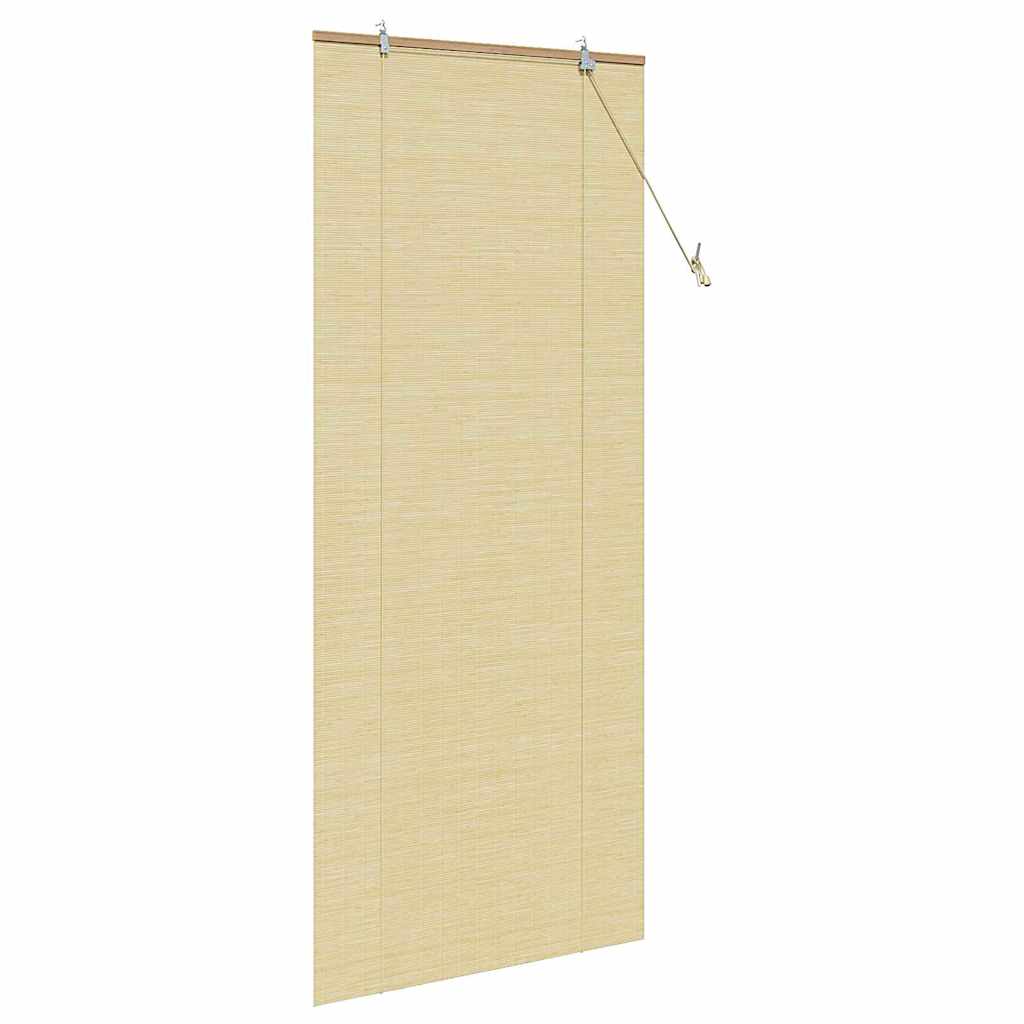 Roleta z zasłonami natura 80 x 220 cm Bambus vidaXL - 5