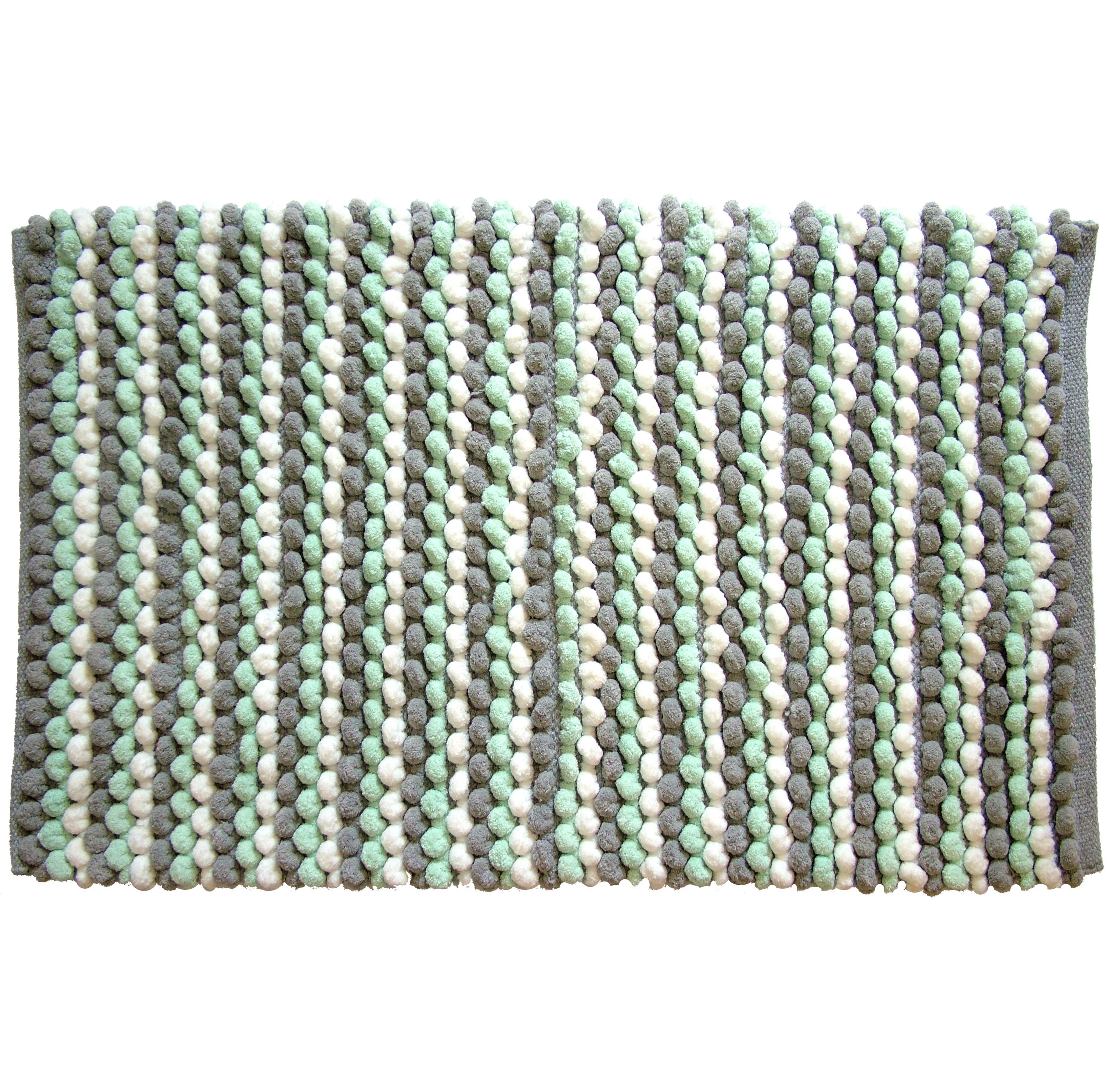 Dywanik łazienkowy "Mosaic", 50x80 cm, miętowy BA-DE