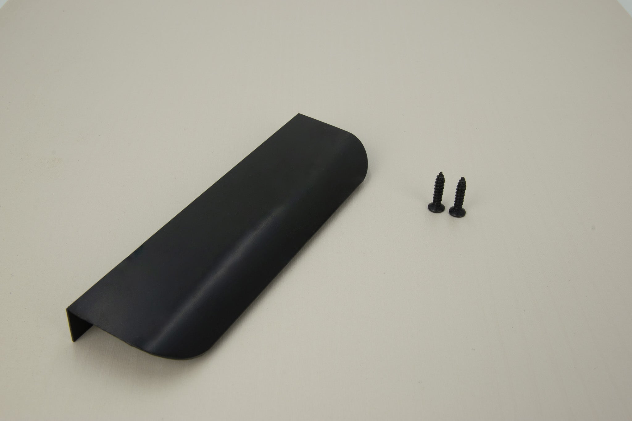 Uchwyt meblowy krawędziowy 200 mm czarny - 3