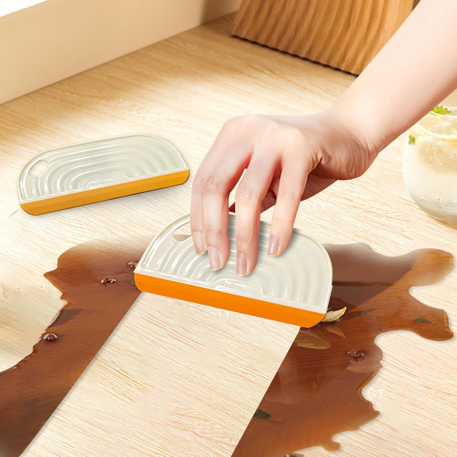 Zestaw 2 silikonowych ściągaczek do czyszczenia do użytku domowego, mini silikonowa ściągaczka do czyszczenia luster