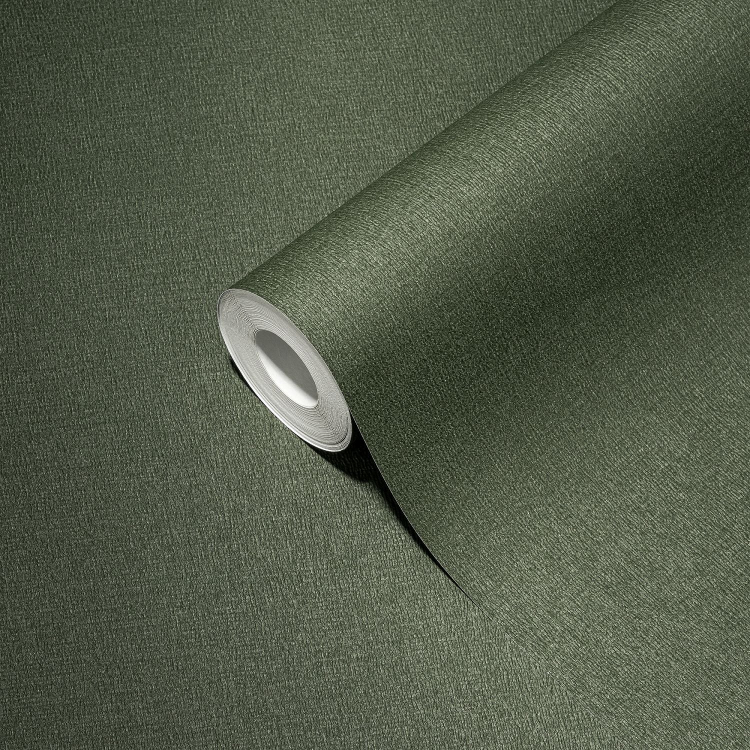 Tapeta zwykły zielonym - 53 cm x 10.05 m - LIVINGWALLS