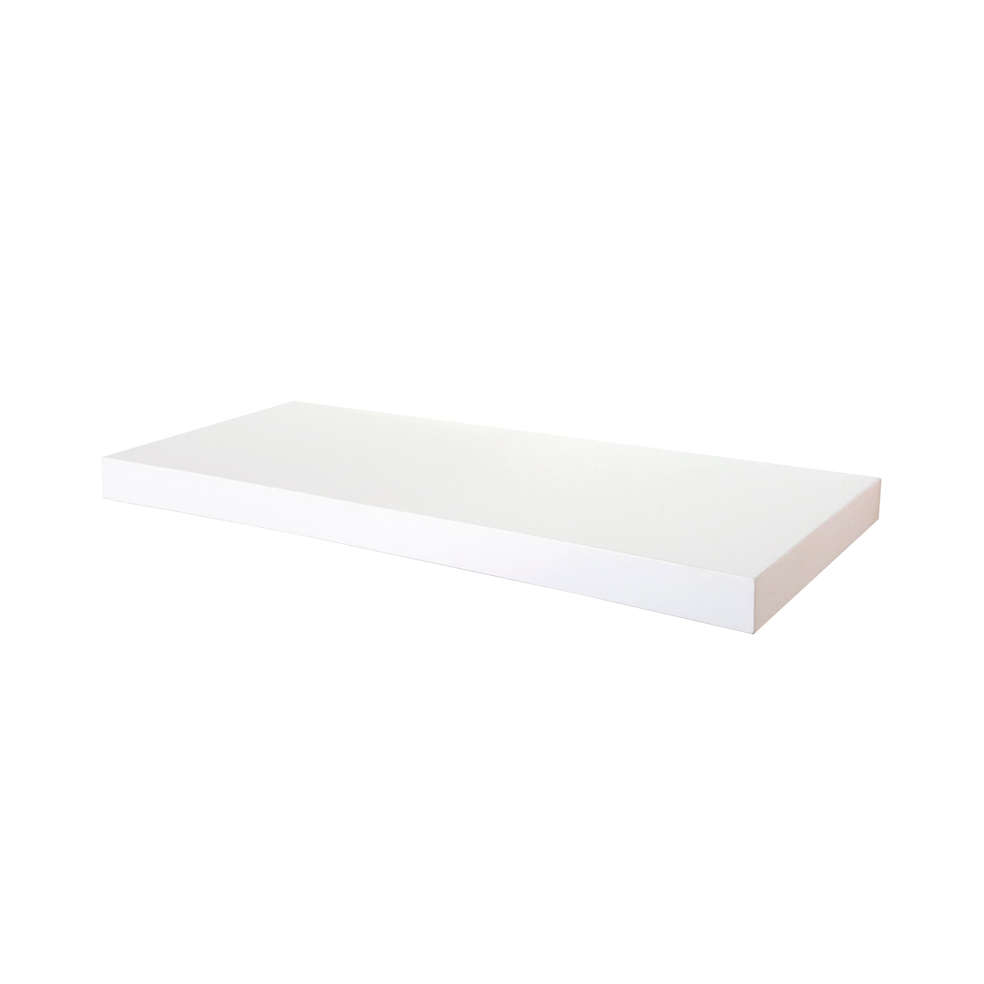 Set 3 mensole moderne in legno colore bianco per soggiorno – Colly Shop