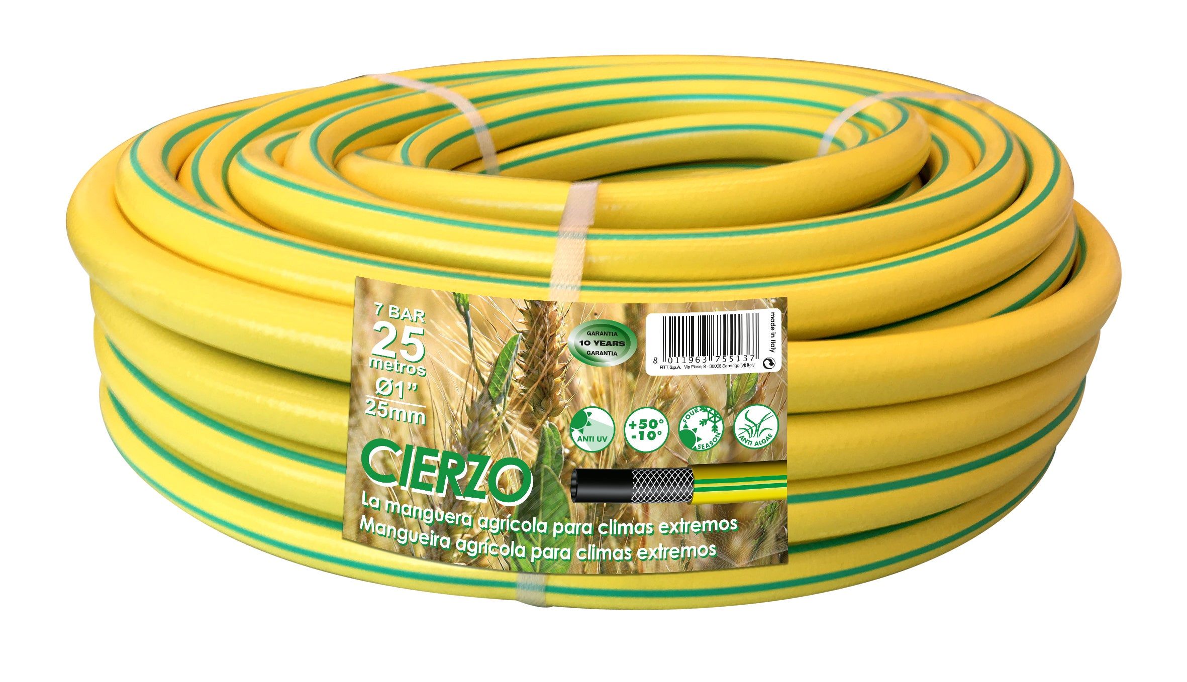 Wąż do nawadniania FITT o średnicy 25 mm i długości 25 m