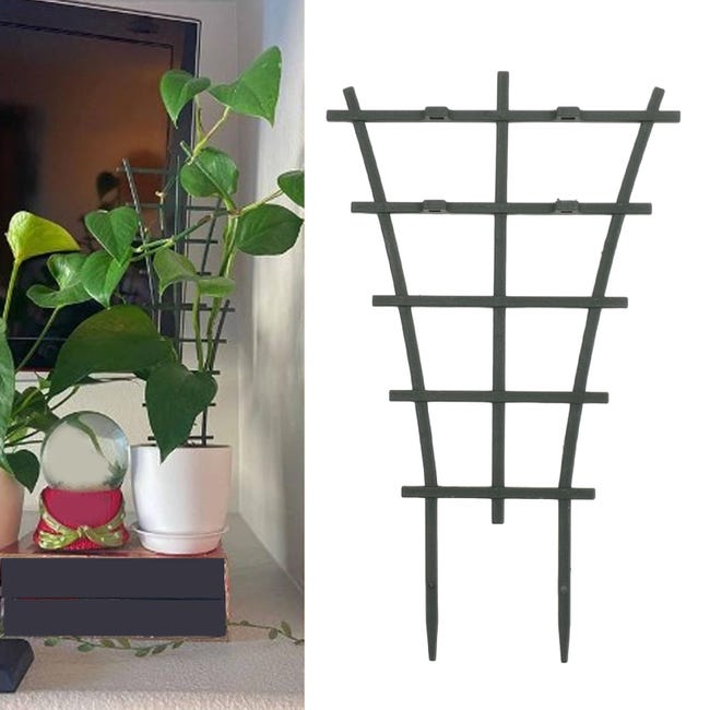 4 Pezzi Traliccio per Piante Rampicanti da Interno, 38 cm Traliccio per Piante da Giardino in Metallo per Piante in Vaso da Esterno | Leroy Merlin 4 Pezzi Traliccio per Piante Rampicanti da Interno, 38 cm Traliccio per Piante da Giardino in Metallo per Piante in Vaso da Esterno | Leroy Merlin