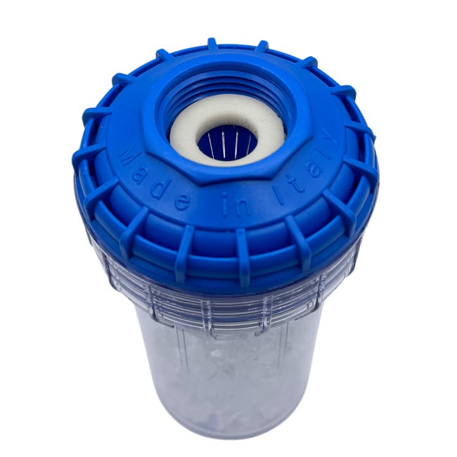 Filtro Anticalcare Universale - Con Polifosfato, Attacco MF 3/4, Per Lavatrice E Lavastoviglie, Made In Italy - Foto 5
