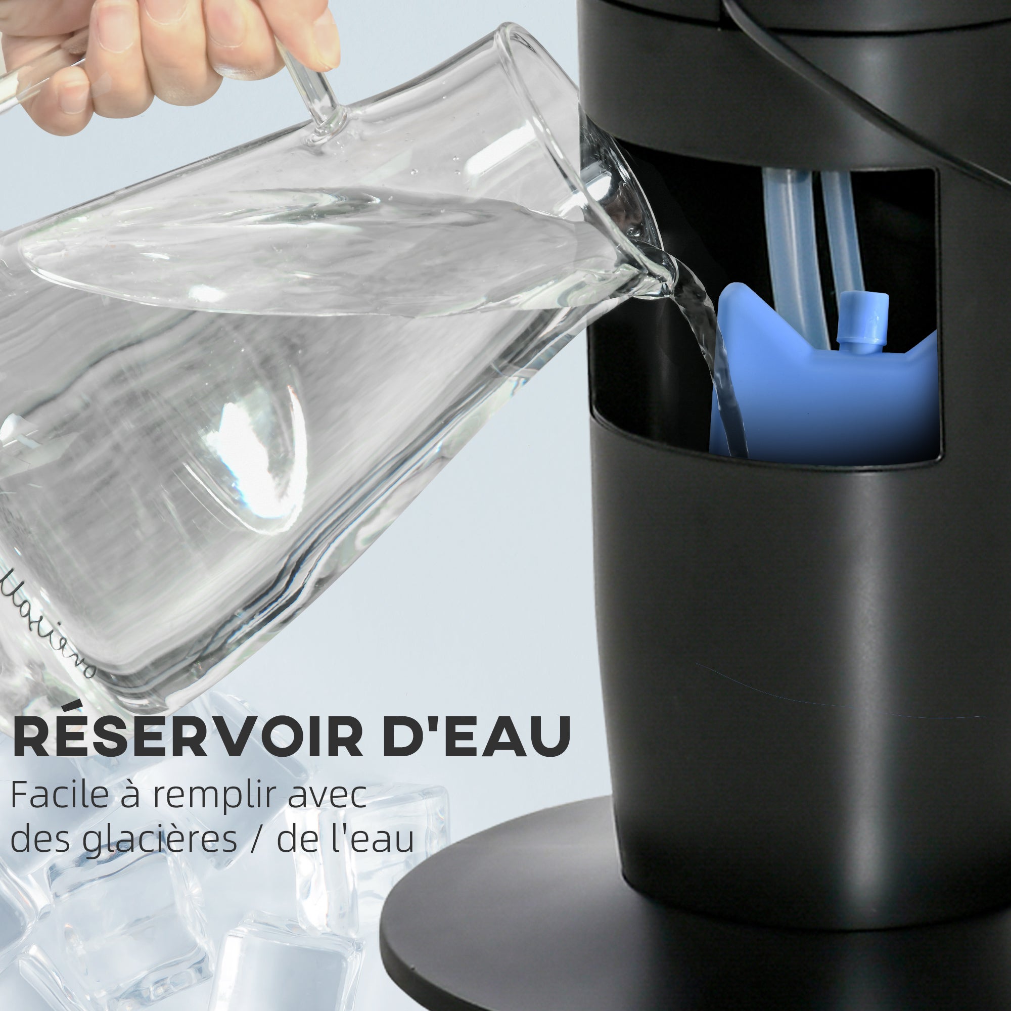 Ventilateur colonne tour rafraichisseur d'air 2 en 1 avec télécommande noir - 6