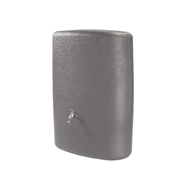 Deposito de Agua de Lluvia Terranova 275 litros | Deposito Decorativo 40x80x105 cm Gris | Bidon almacenamiento agua de lluvia