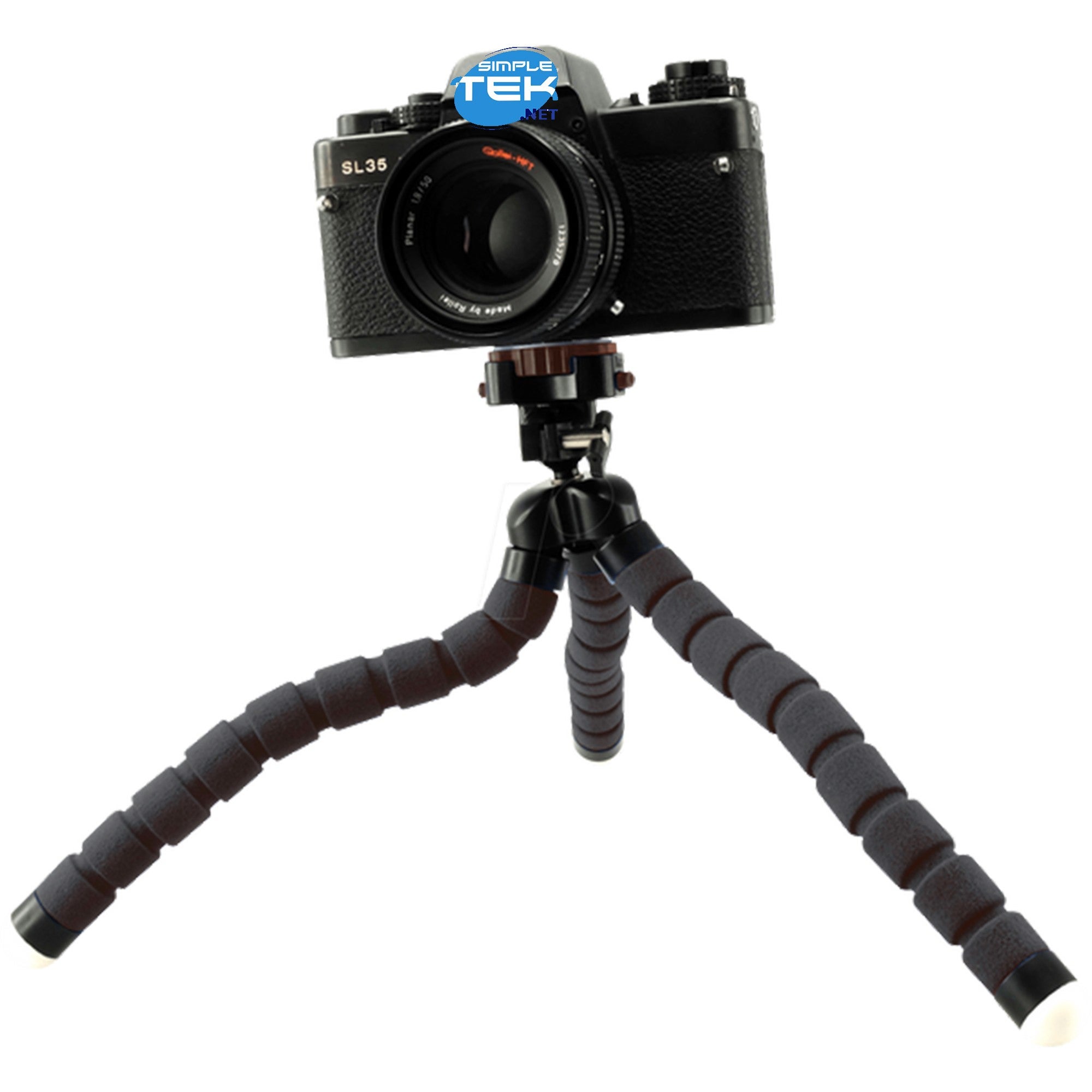 Rollei Compact Traveler Mini-M1, Mini Treppiede Fotocamera In Alluminio 49cm Cav - Foto 9