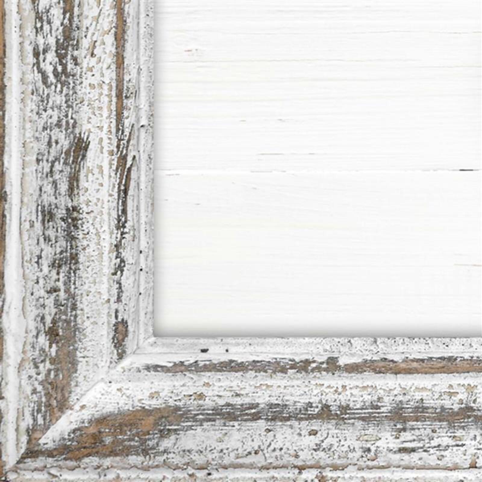 Tableau coeur tressé en bois avec un arc dans un cadre en bois rustique - 90 x 60 cm - 5