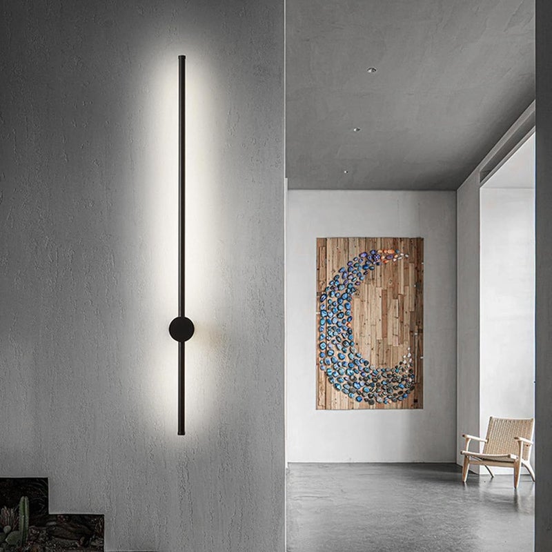 Kinkiet wewnętrzny LED, nowoczesny design, możliwość obrotu o 350°, odpowiedni do sypialni, salonów, korytarzy i klatek schodowych (6000 K, 60 cm).