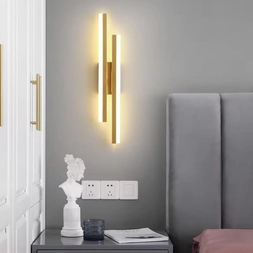 2 czarne kinkiety LED IP65, regulowane, ciepłe białe światło G9, do salonu, ogrodu, tarasu
