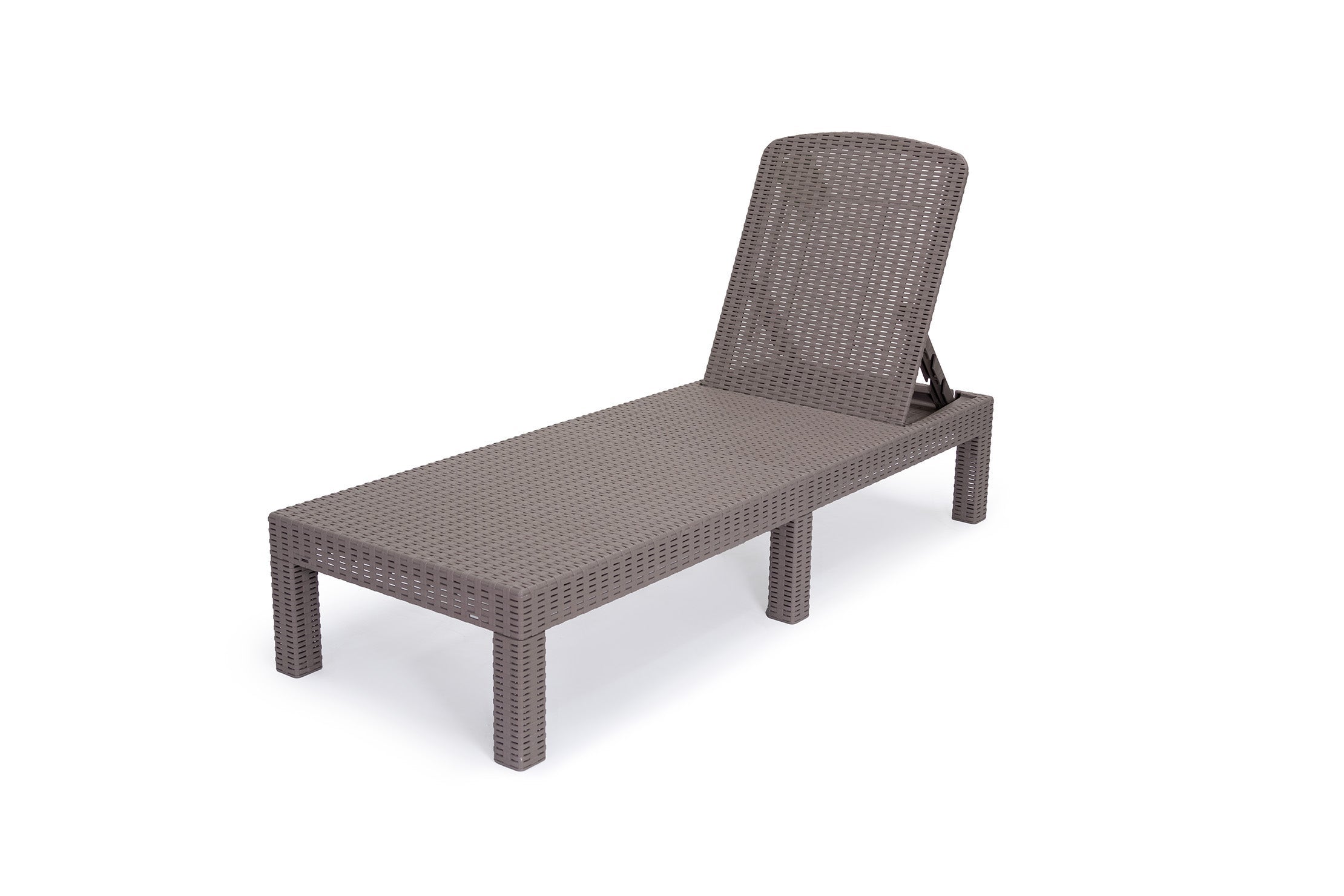 Saldos Y Stocks  Tumbona En Ratan Sintetico Marron. Muebles De Jardin O Terraza Marrón , Leroy Merlin