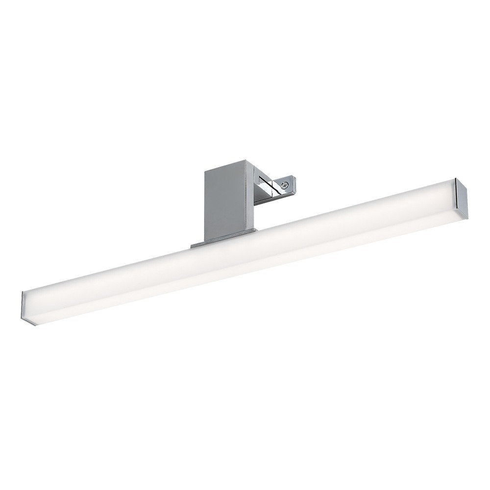 Kinkiet łazienkowy do lustra LED 6W 640lm 4000K Listwa Liniowy Chrom Plastik IP44 L400mm