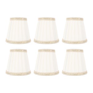 Abat-jour Plissé Beige Gadpiparty Pour Lampe De Table Ou Lampadaire - Diamètre 28 Cm, Hauteur 15 Cm, Douille E27