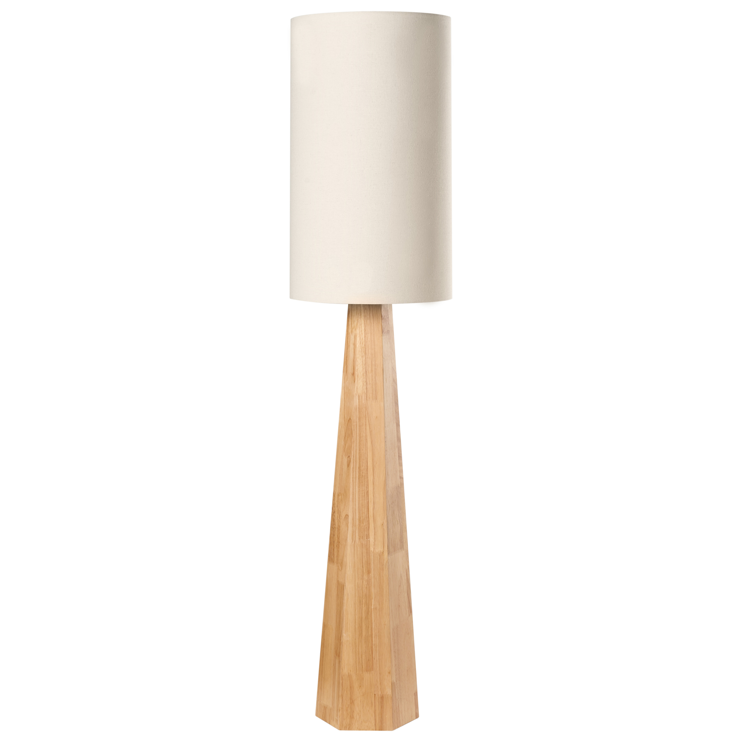 Beliani Lámpara De Pie Ilala Madera Natural Beige/Claro , Leroy Merlin