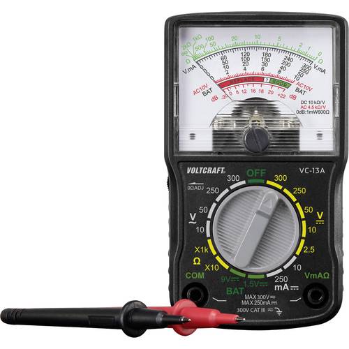 Multimètre VOLTCRAFT VC-13A analogique CAT III 300 V