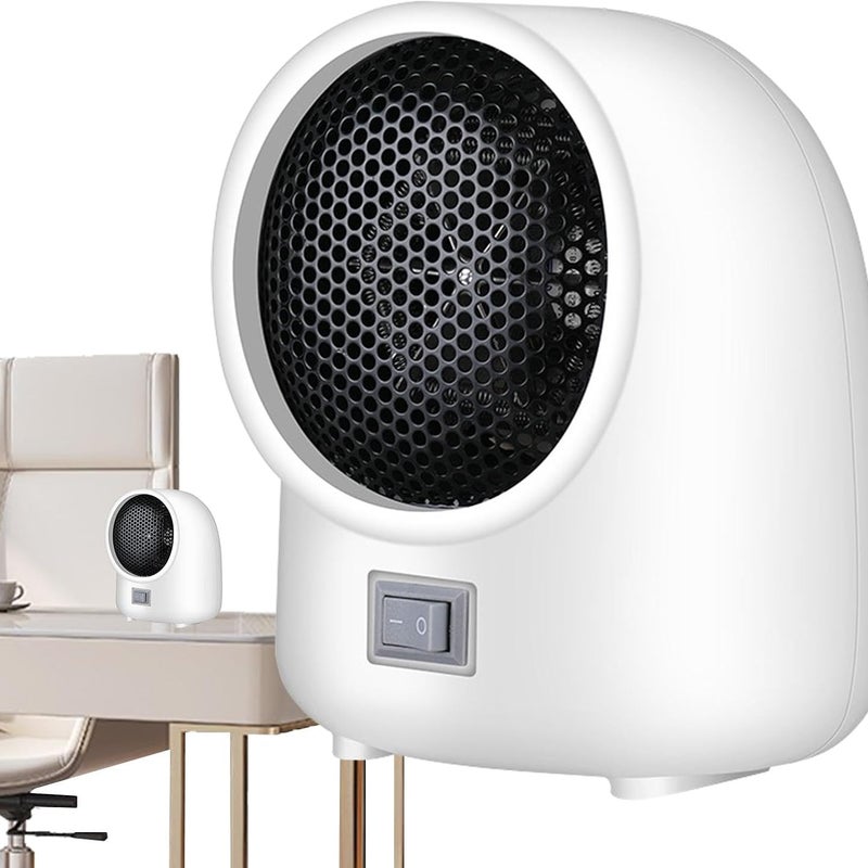 Grzejnik z wentylatorem, miniaturowy przenośny grzejnik elektryczny, mały grzejnik, szybko się nagrzewa, zabezpieczenie przed przegrzaniem, oszczędno