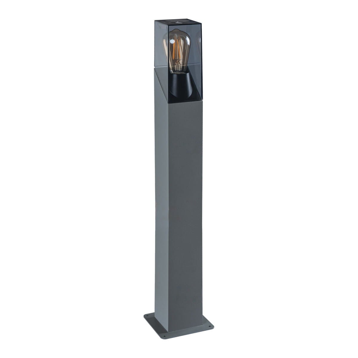 Lampa ogrodowa stojąca LAVEN grafitowa 1xE27x10W aluminium wym:80x13x13cm IP44 Kanlux