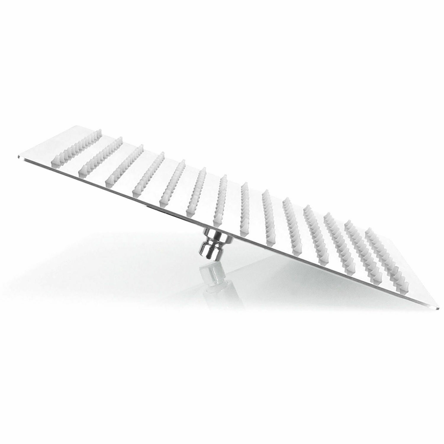 Soffione Doccia Quadrato Acciaio Inox - 30x30cm Con 144 Ugelli Anticalcare - Per Parete O Soffitto - Foto 2