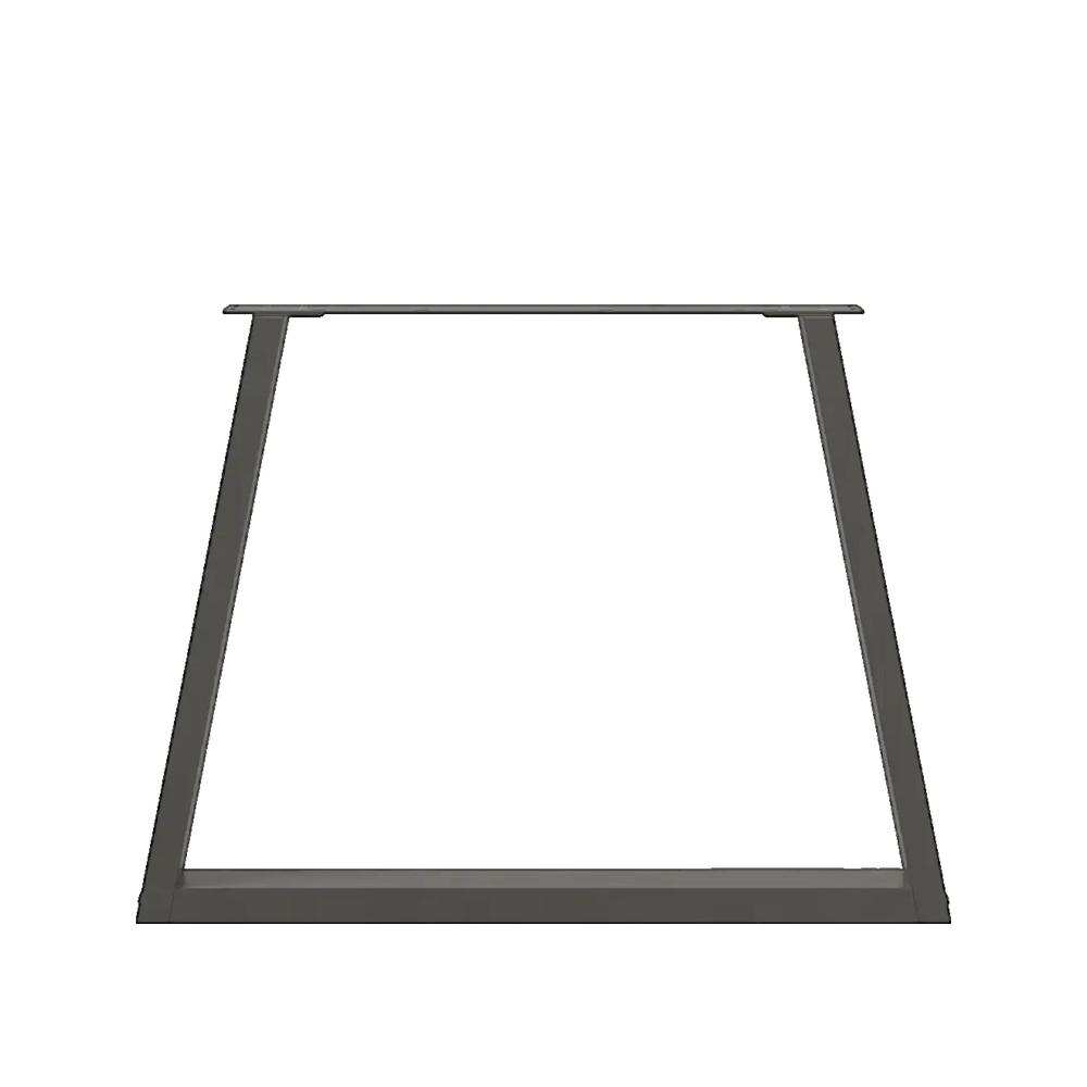 vidaXL Pieds de table à manger en forme de V 3 pièces Anthracite 90 x (72-73,3) cm Acier - 2