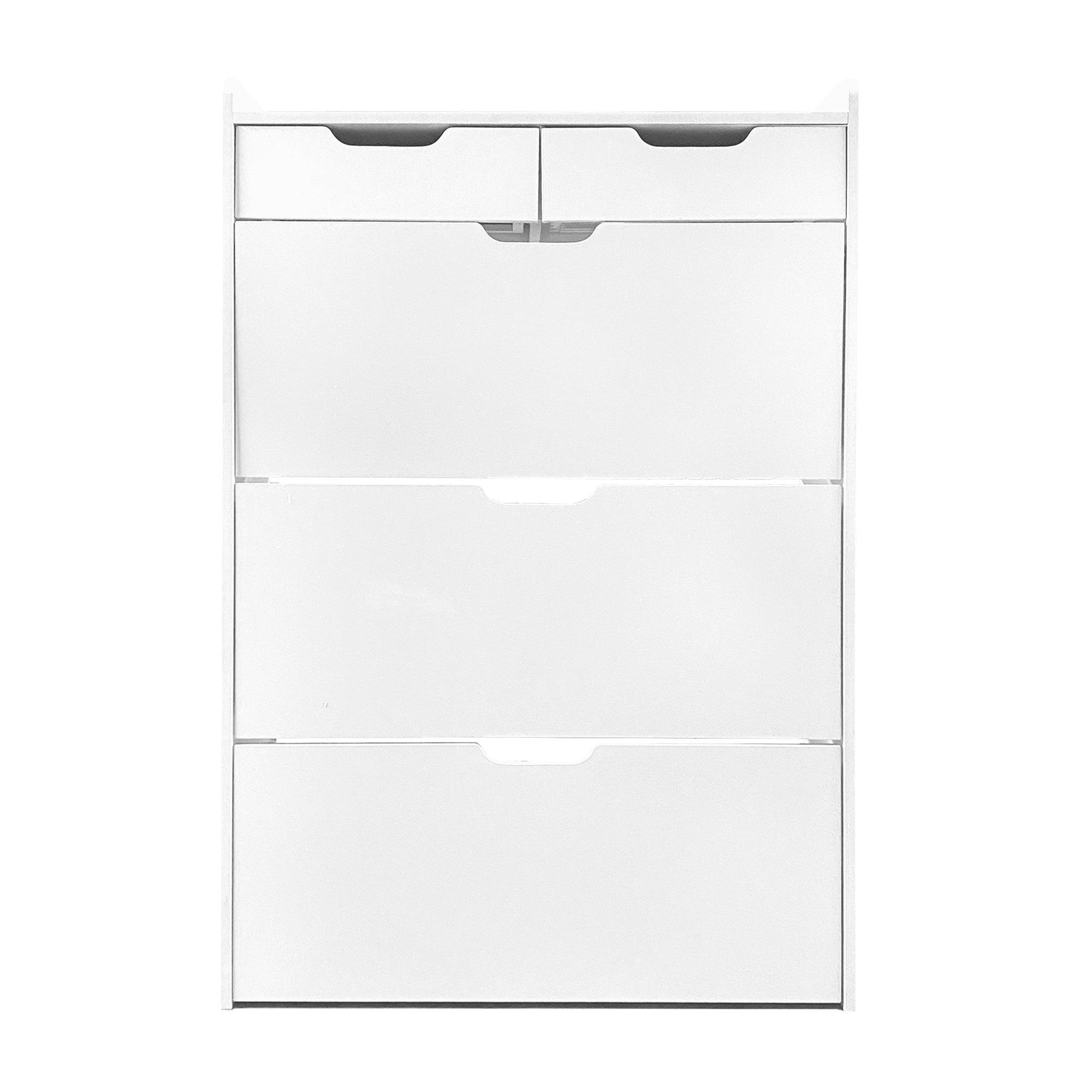 COSTWAY Meuble à Chaussures Double Profondeur 134 x 29 x 77,5 CM 4