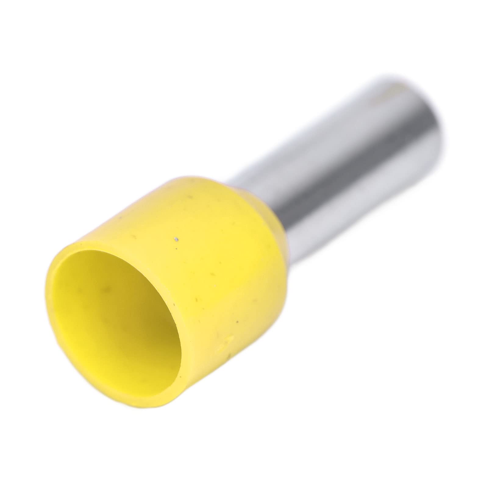 100 pezzi di terminali in PVC isolati con tubo tondo in rame per crimpare per filo 8AWG E10-18 - 5