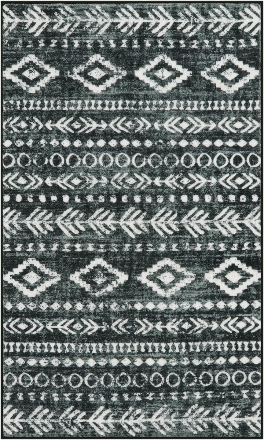 Tapis de cuisine, tapis de sol doux à poils ras antidérapant lavable, tapis d'entrée imprimé pour salon, chambre et salle à manger 120*160 cm - 8