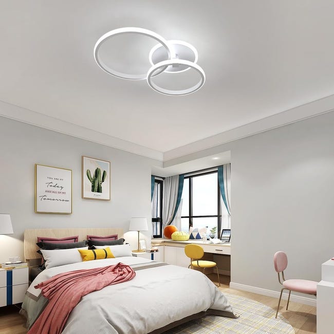 Plafoniera LED Soffitto Moderna, 22W 2475LM Lampada da Soffitto Bianco Design Quadrato, Lampadario LED in Acrilico 3000K Luce Bianca Calda per Camera da letto, Soggiorno, Cucina, Corridoio, Bagno Plafoniera LED Soffitto Moderna, 22W 2475LM Lampada da Soffitto Bianco Design Quadrato, Lampadario LED in Acrilico 3000K Luce Bianca Calda per Camera da letto, Soggiorno, Cucina, Corridoio, Bagno