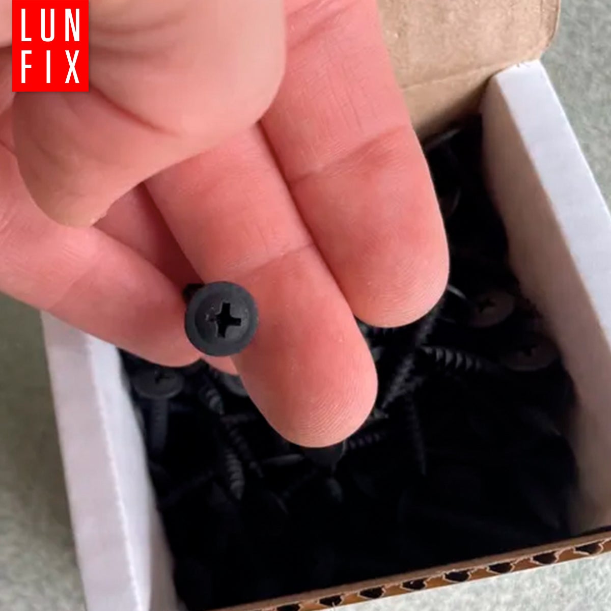 Wkręty do metalu z łbem podkładkowym fosfatowane 4,2x16mm 100szt. - 4