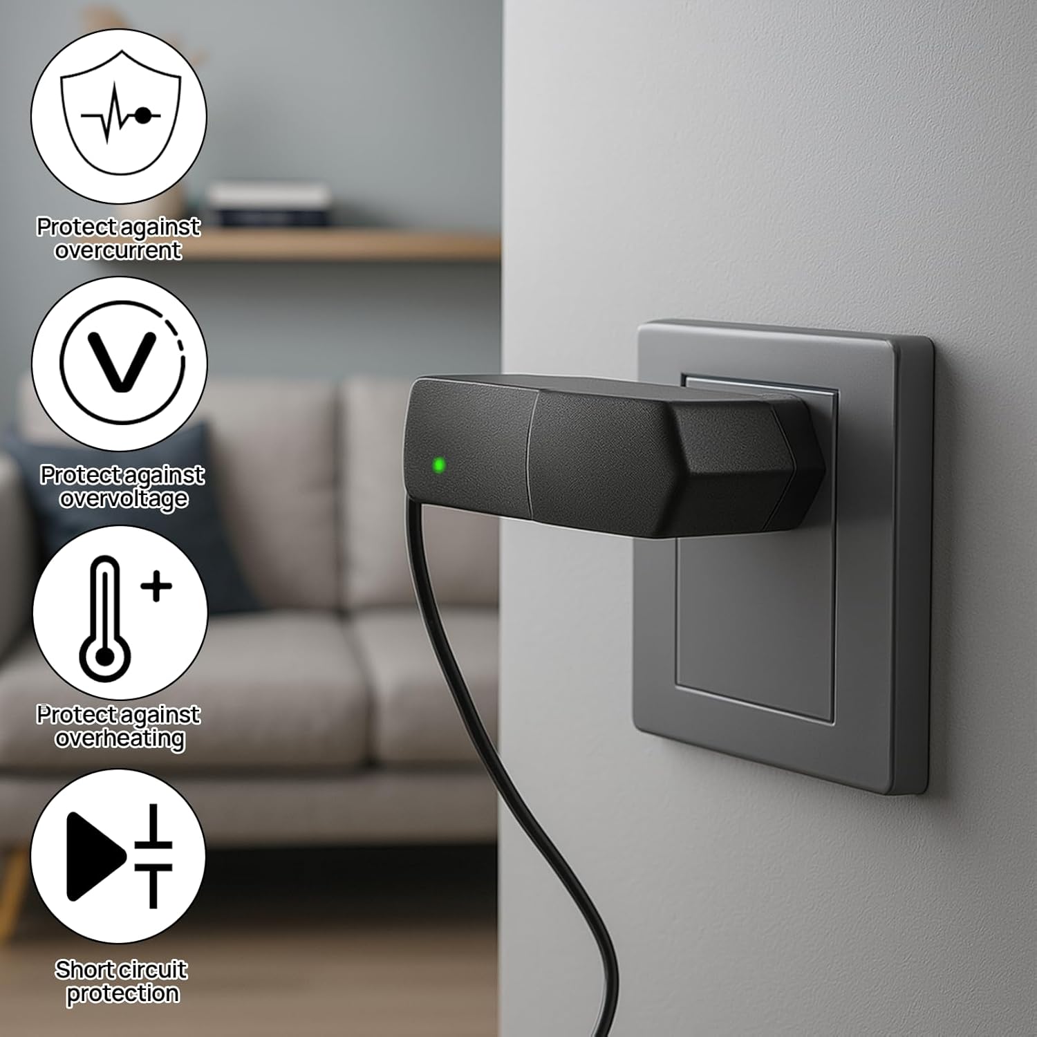 Chargeur Aspirateur, 26V Chargeur Aspirateur, d'alimentation Aspirateur Balai sans Fil pour HF122RH, HF122GPT, H-Free 200, H-Free 500, HF522NPW - 6