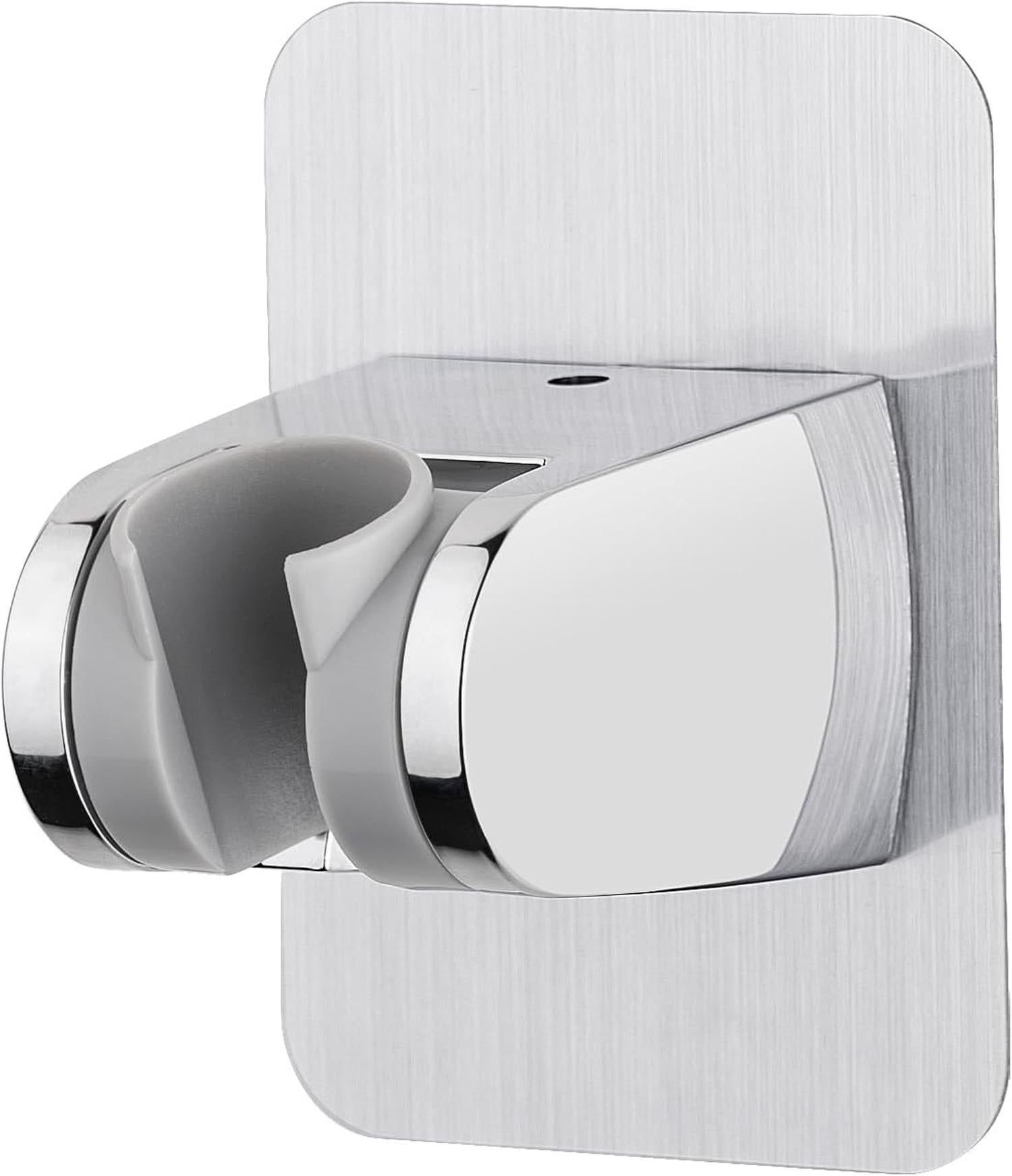 Support De Pommeau De Douche Sans Perçage - Ventouse Puissante, Rotation 360°, Pour Carrelage, Verre, Métal - Noir