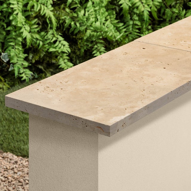 Couvertine Travertin Beige Clair 61x33x3 cm (à l'unité) - RO'MA NATURE