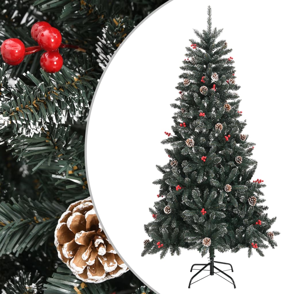Albero Di Natale Artificiale Rosa FENLAX - 180 Cm Con Base In Acciaio, Albero Alto Per Decorazioni Natalizie In PVC, Adatto A Interni Ed Esterni - 5