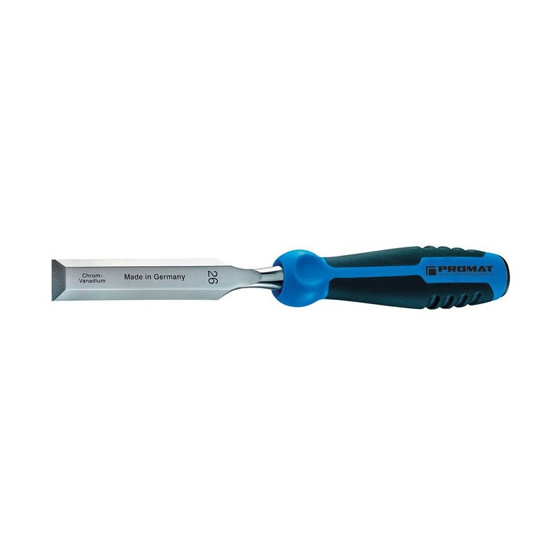 Ciseau à Bois Kippen 1086CX - Lame Acier Chrome Vanadium 12 Mm, Poignée Soft-Grip