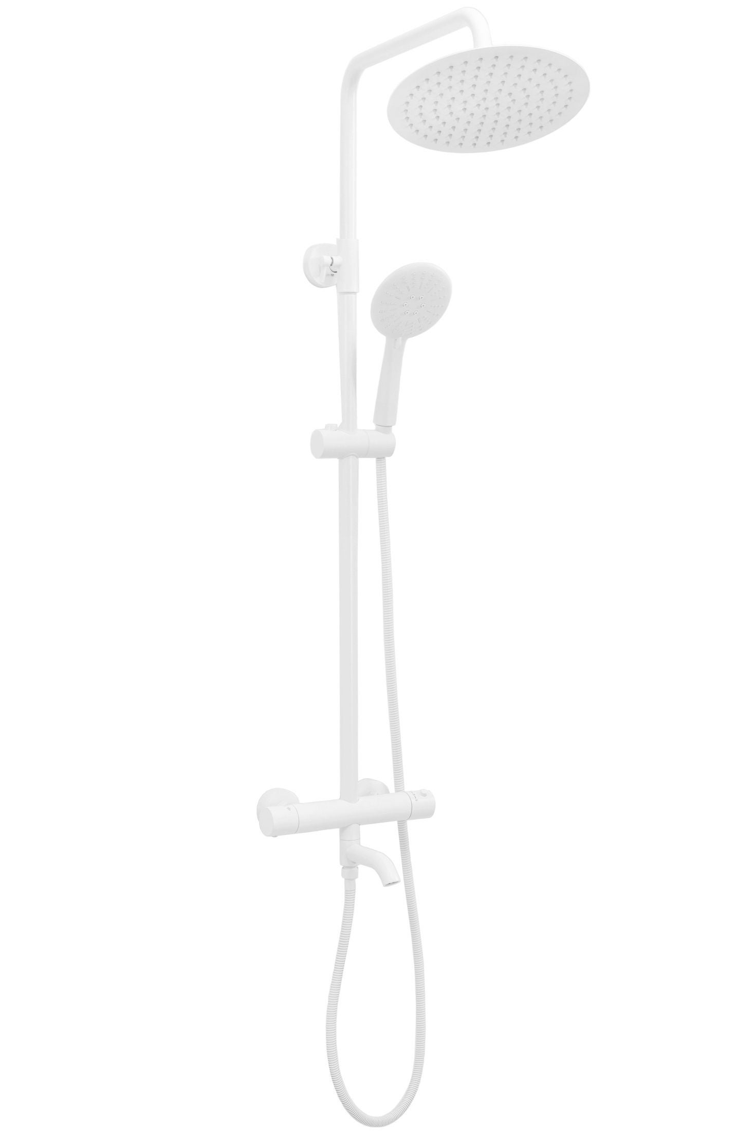 COLONNE DE DOUCHE-BAIGNOIRE ENCASTRÉE REA LUNGO THERMOSTAT WHITE 45X26,5X117CM - 5