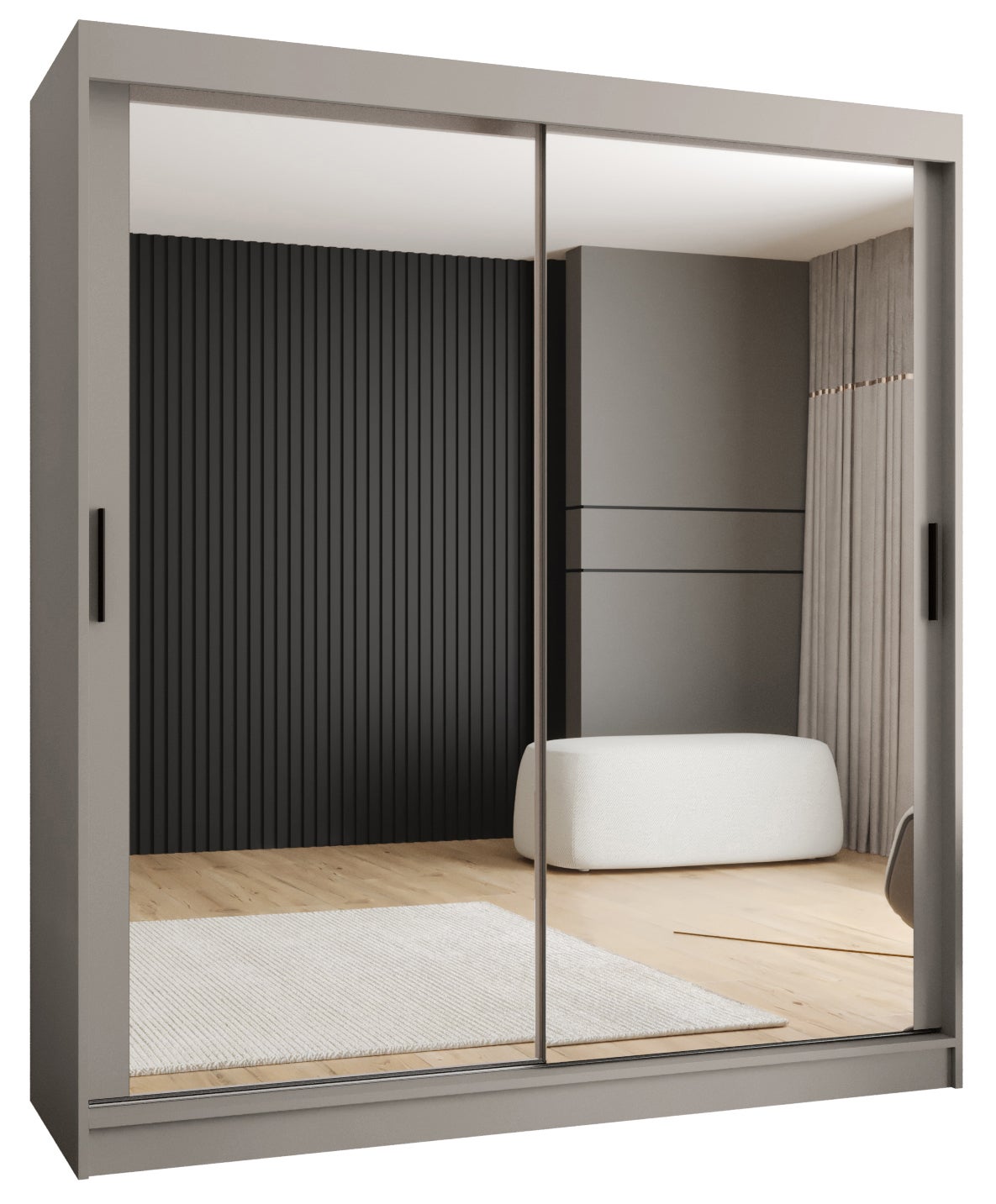 Szafa przesuwna garderoba RUBINO T3 180 x 62 x 200 cm Kaszmir