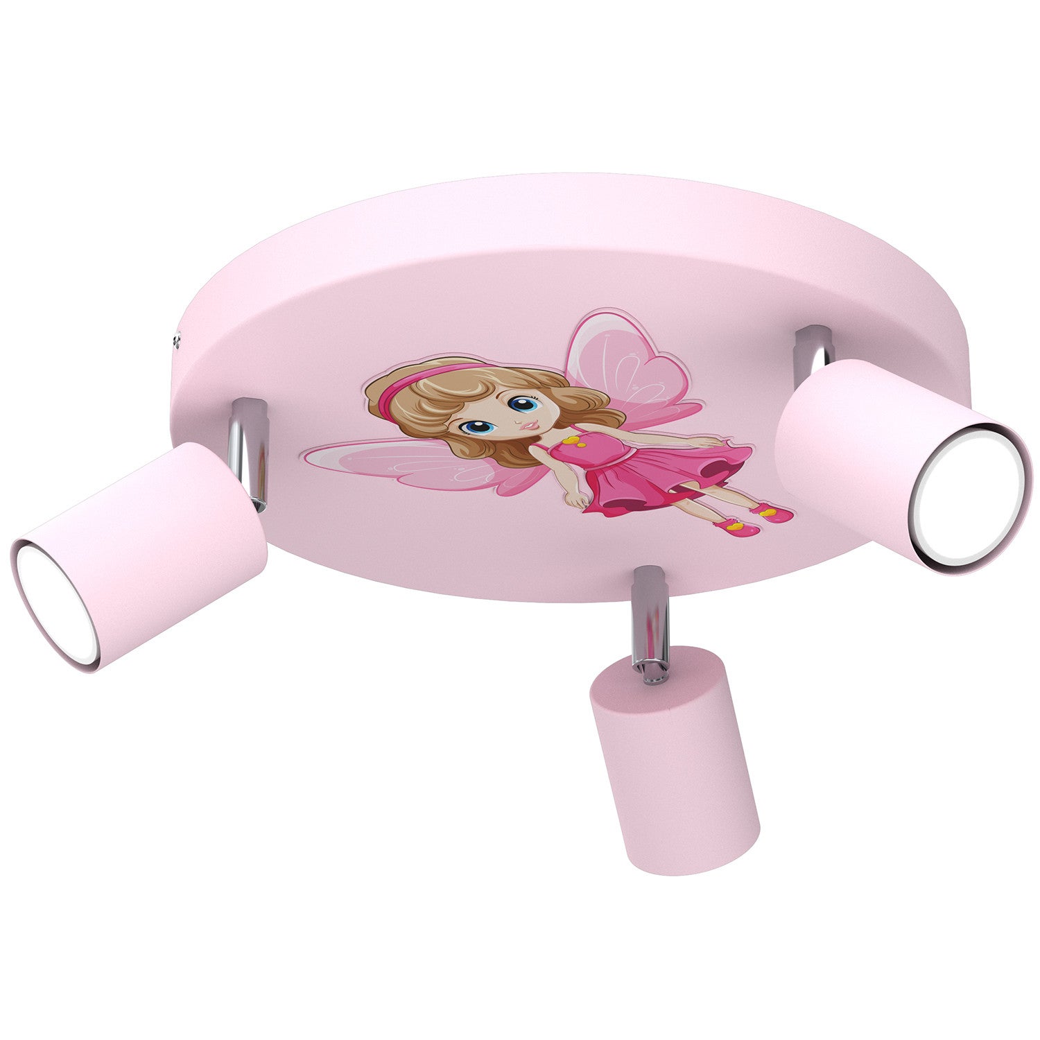 Lampa sufitowa wisząca Fun różowo-brązowa-kremowa 3xGU10x8W wym: 10,5 x 30 x 30 cm metal Luminex