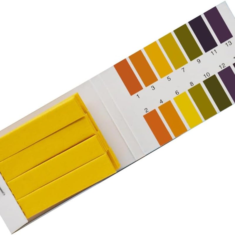 80 pasków testowych pH 1-14 do akwarium, śliny, wody i gleby – papierek lakmusowy