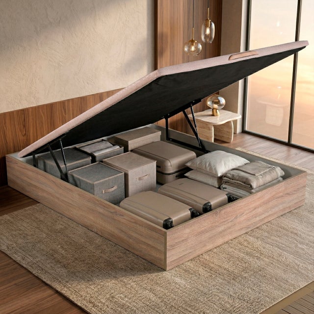 Canapé abatible 31cm | 135x190 | ENVÍO, MONTAJE Y RECOGIDA INCLUIDO | ROYAL SLEEP | Natural