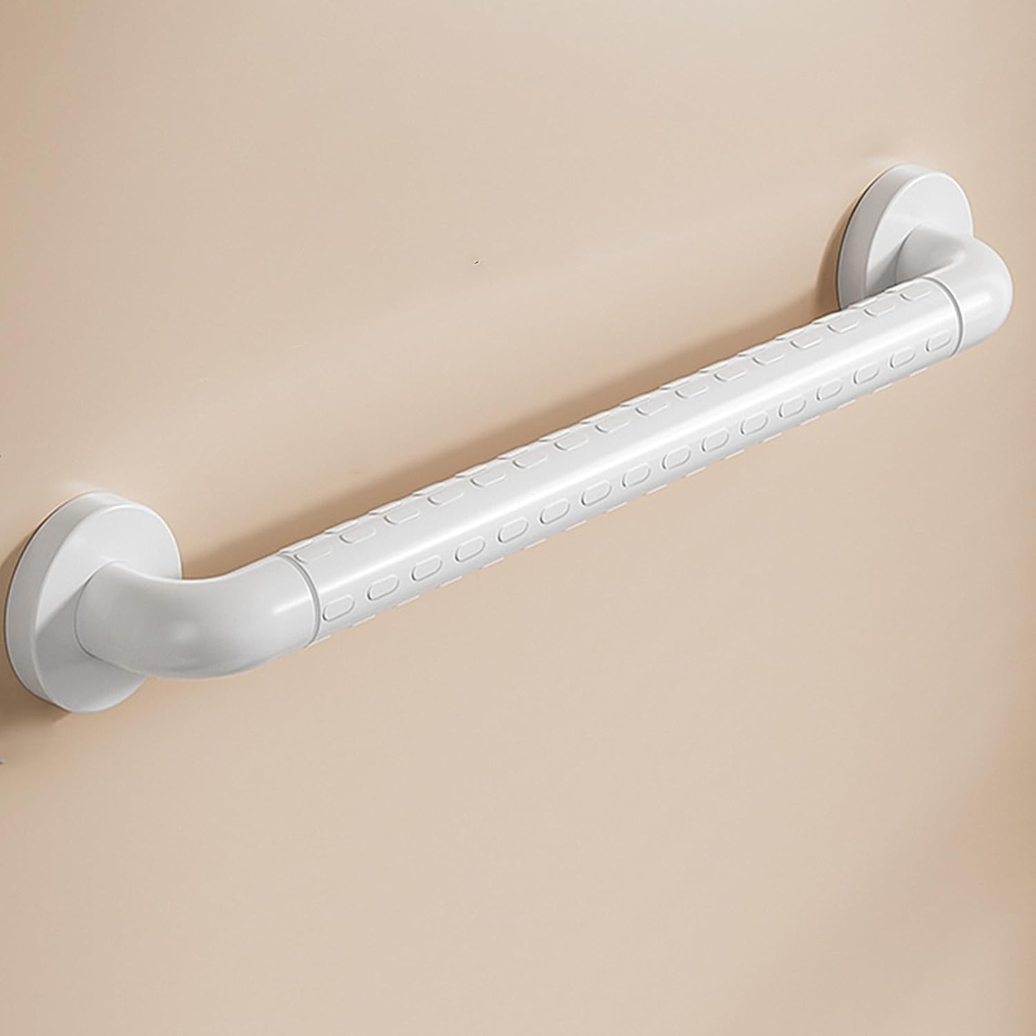 Uchwyty prysznicowe i wannowe, uchwyt prysznicowy ze stali nierdzewnej w kolorze białym, 50 cm, biały