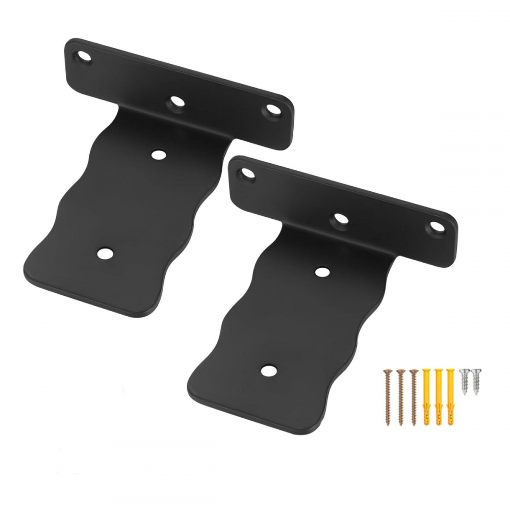 Lot de 6 supports d'étagère Support d'étagère Angle d'étagère Taquet d