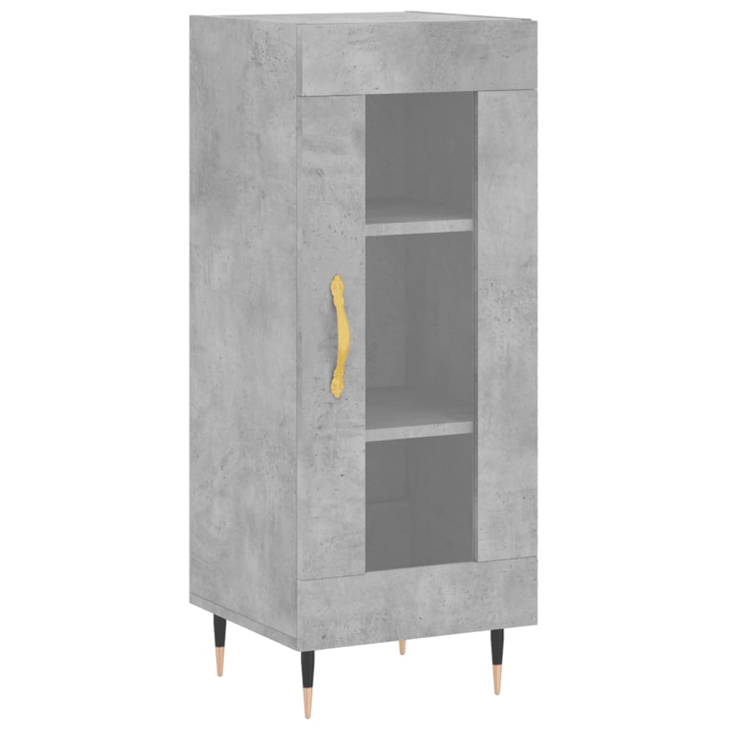 Credenza alta Grigio cemento 34,5x34x180 cm MDF - 7
