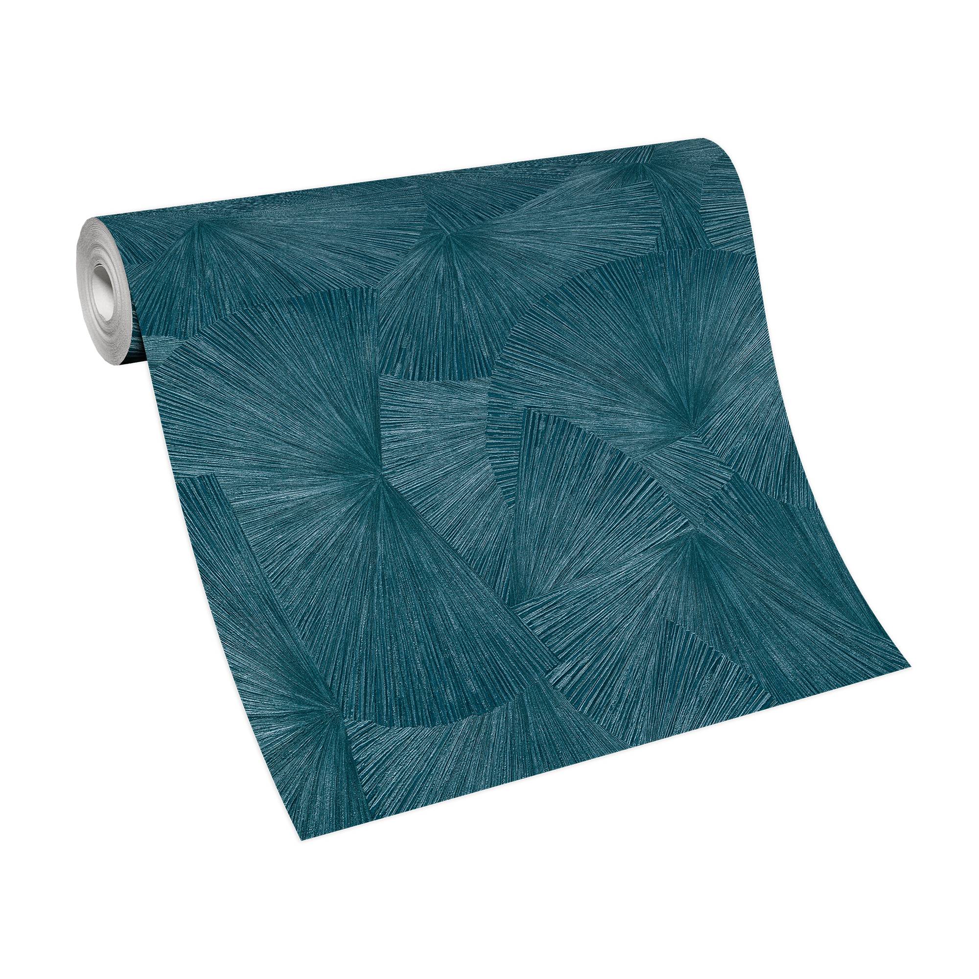 Papier peint intissé 10219-19 Papier peint graphique 0,53 x 10,05 m Erismann GMK - Fashion For Walls turquoise - 6