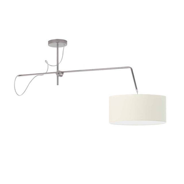 Lampa wisząca przegubowa sufitowa regulowana z abażurem walec MODERN