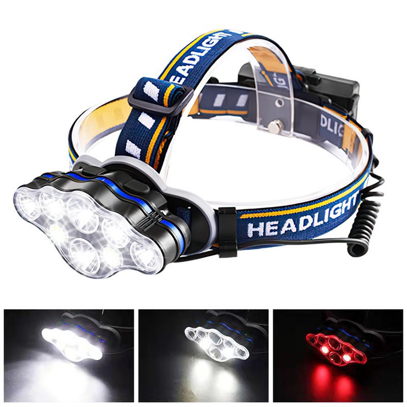Lampe Frontale LED HEAD LX400 – 350 Lumens – Etanche IP54 – 3 Modes – Neuf