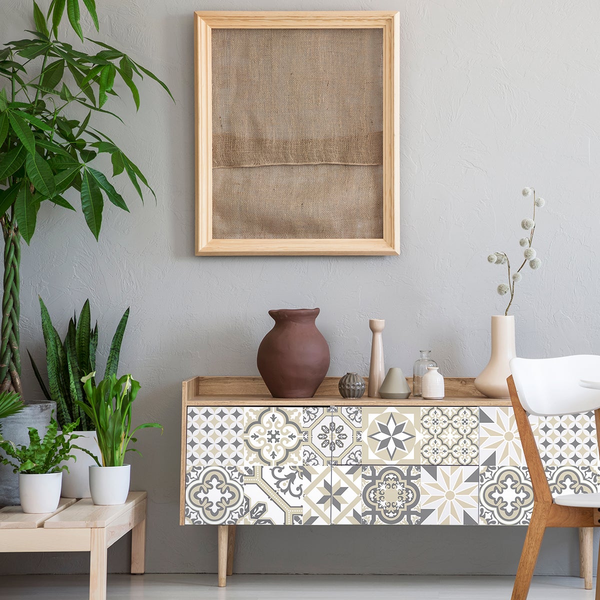 24 adesivi piastrelle di cemento mobili deborina - Sticker adesivo - adesivi murali - 24stickers15x15cm - 3