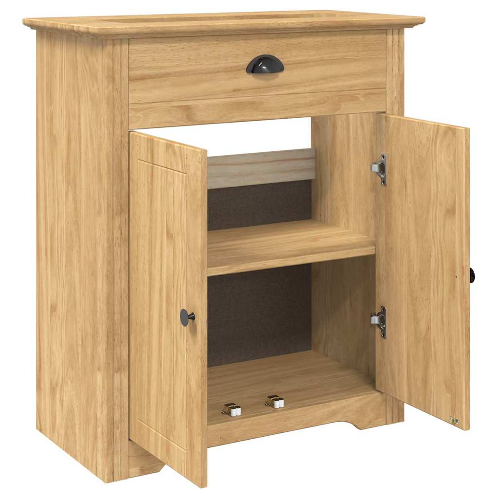 Gabinete de Baño con puerta BODO Marrón miel 70 x 35 x 80 cm - 4